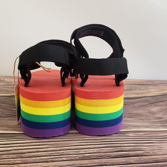 Teva All Gender Flatform Universal Rainbow Pride - Picture 12 of 16